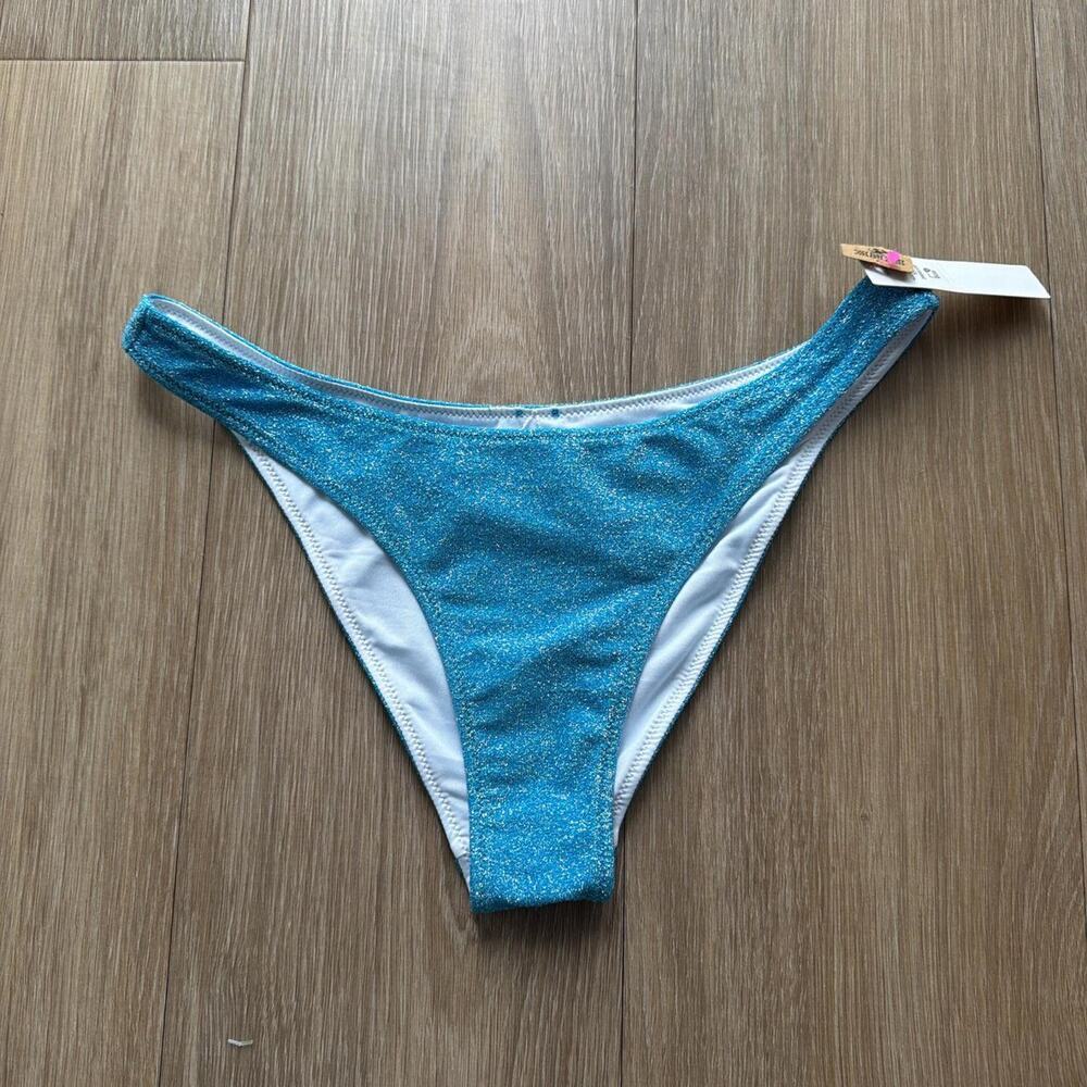 Victoria secret pink blue glitter Size S